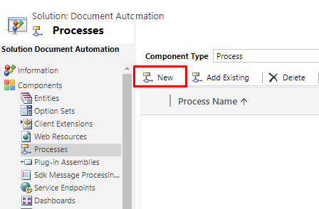 Going to Processes and New in Solution