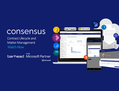 Webinar Recording: Consensus – Contract Lifecycle and Matter Management