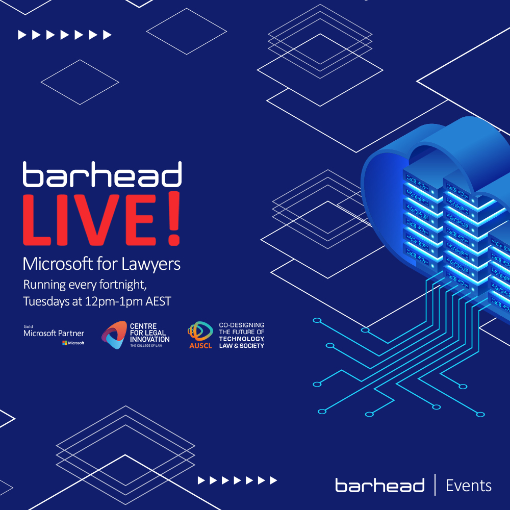 Barhead Live: Microsoft for Lawyers