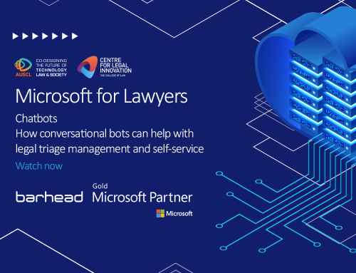 Event Recording: Chatbots – how conversational bots can help with legal triage management and self-service
