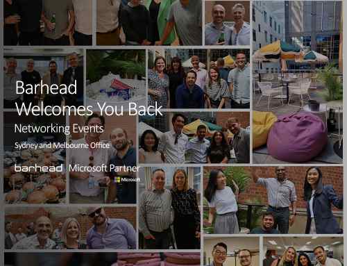 First Barhead Welcomes You Back networking events of the year held in Barhead’s Sydney and Melbourne offices