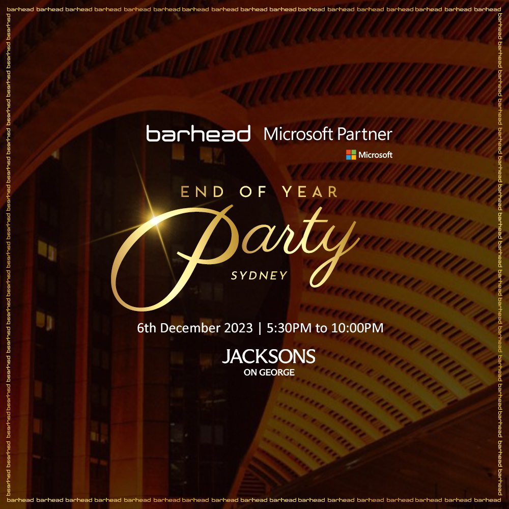 Barhead End of Year Party – Sydney | 06 December 2023
