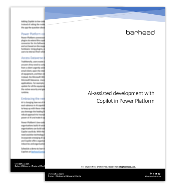 AI-assisted development with Copilot in Power Platform - Barhead Solutions